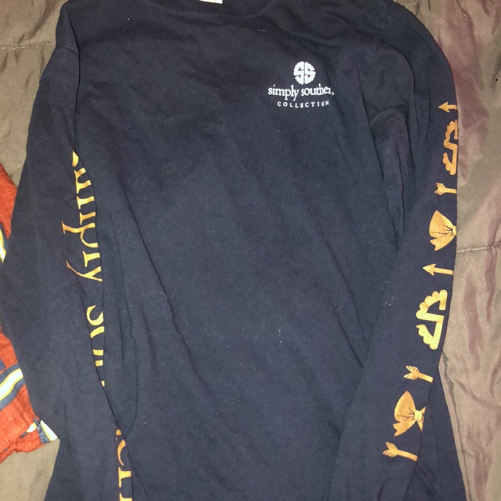 simply southern owl long sleeve size small